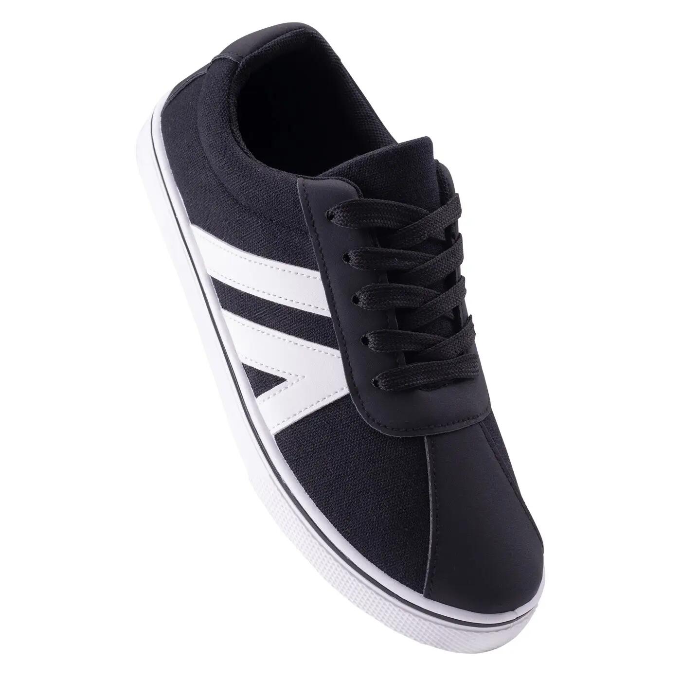 Baskets LOSTER TEEN Enfant (Noir / Blanc) 6/6