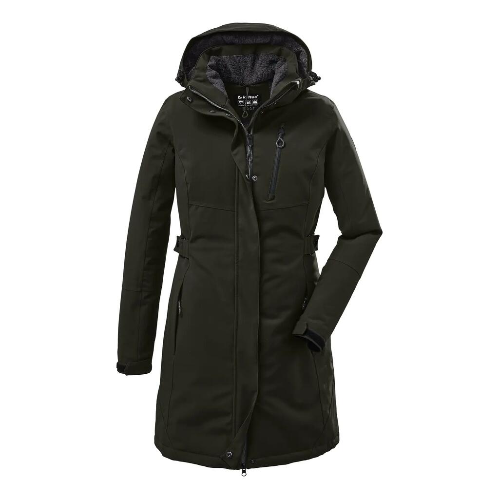 Women's hooded waterproof jacket Killtec Kow 165