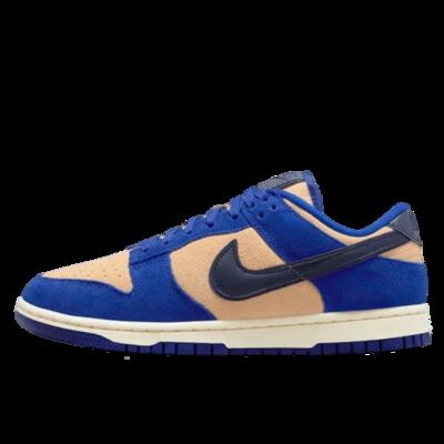 Schoenen dunk low lx blue suede