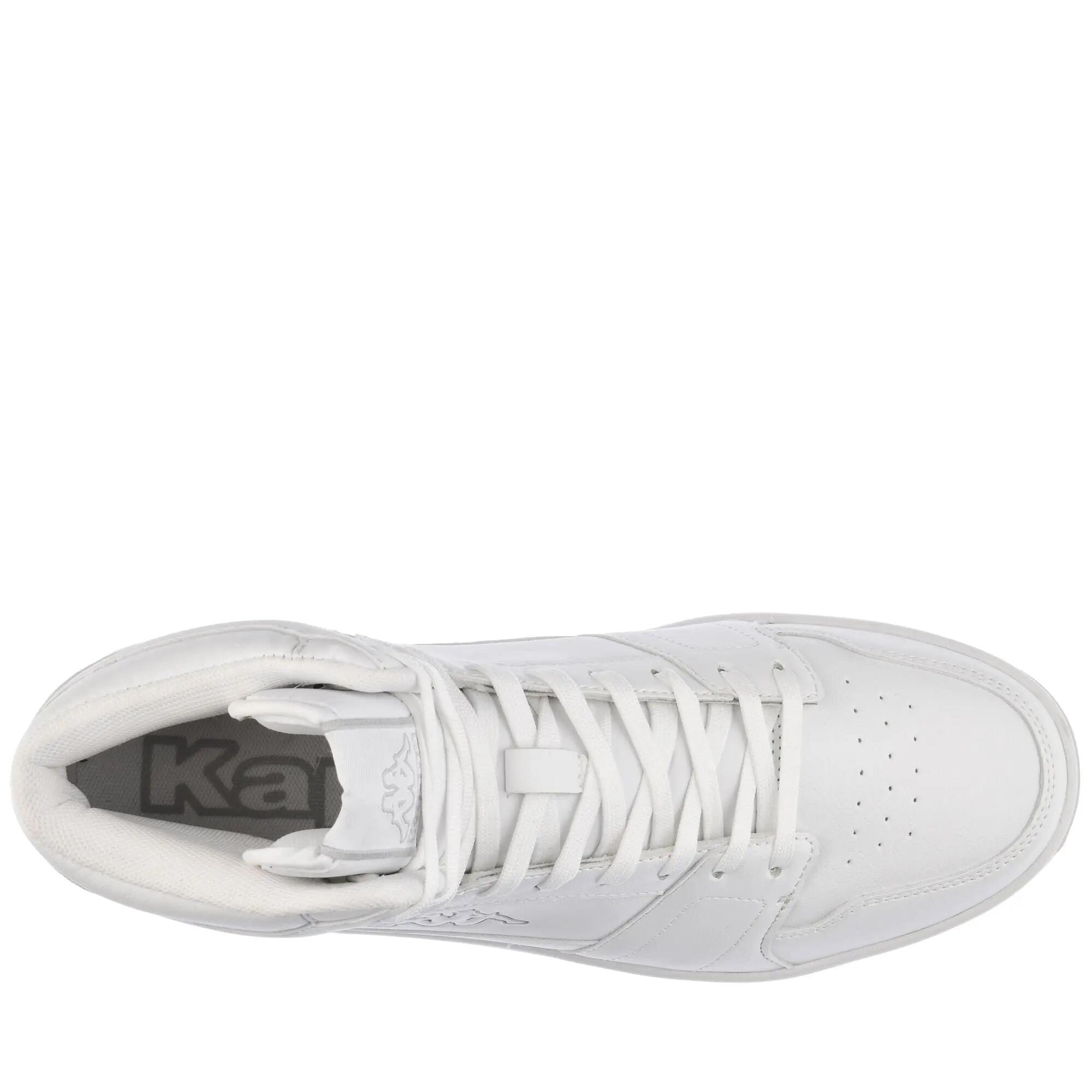 Sneakers montantes pour homme / femme blanc pour fitness 5/7