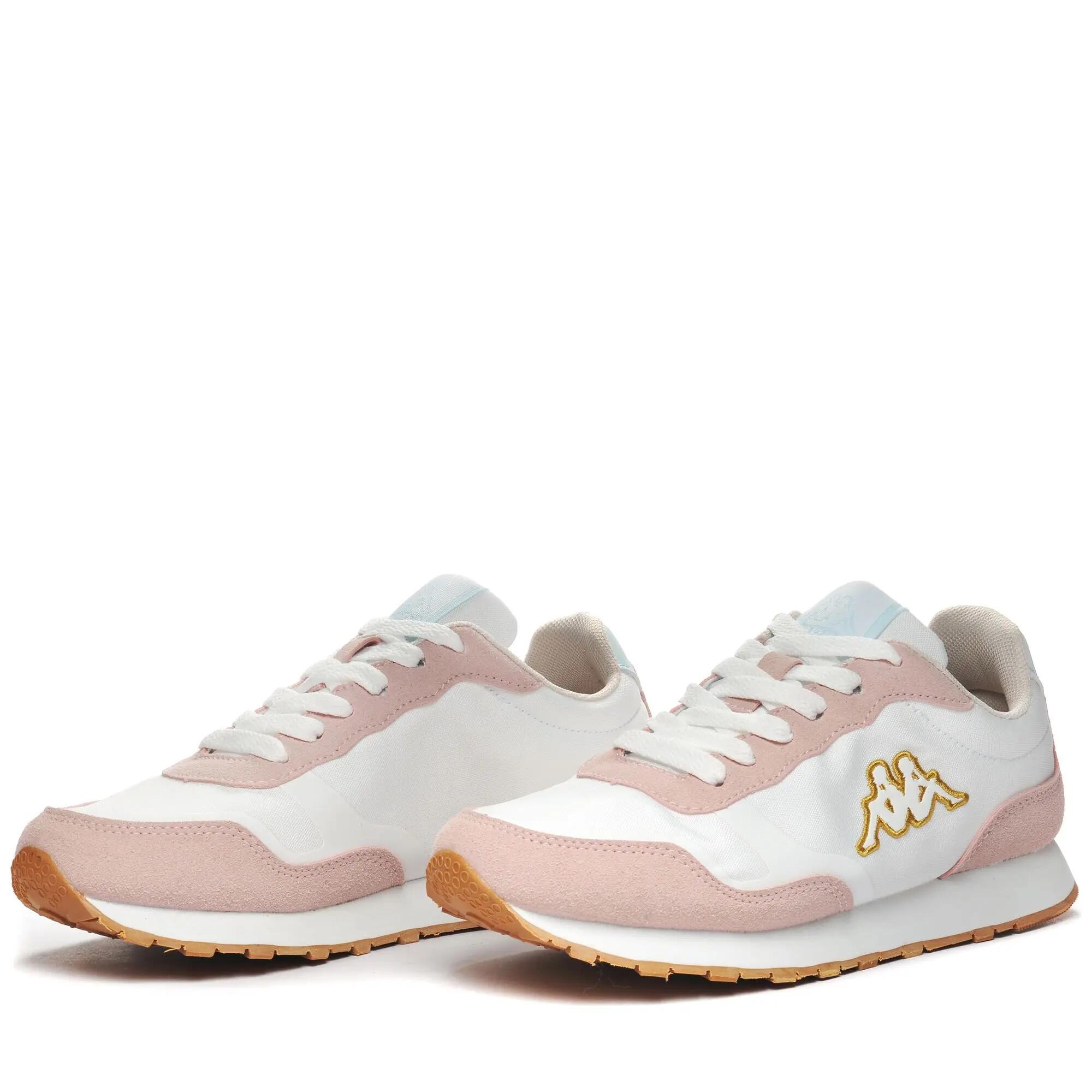 Sneakers bassa da uomo donna in gomma bianco da fitness 5/7