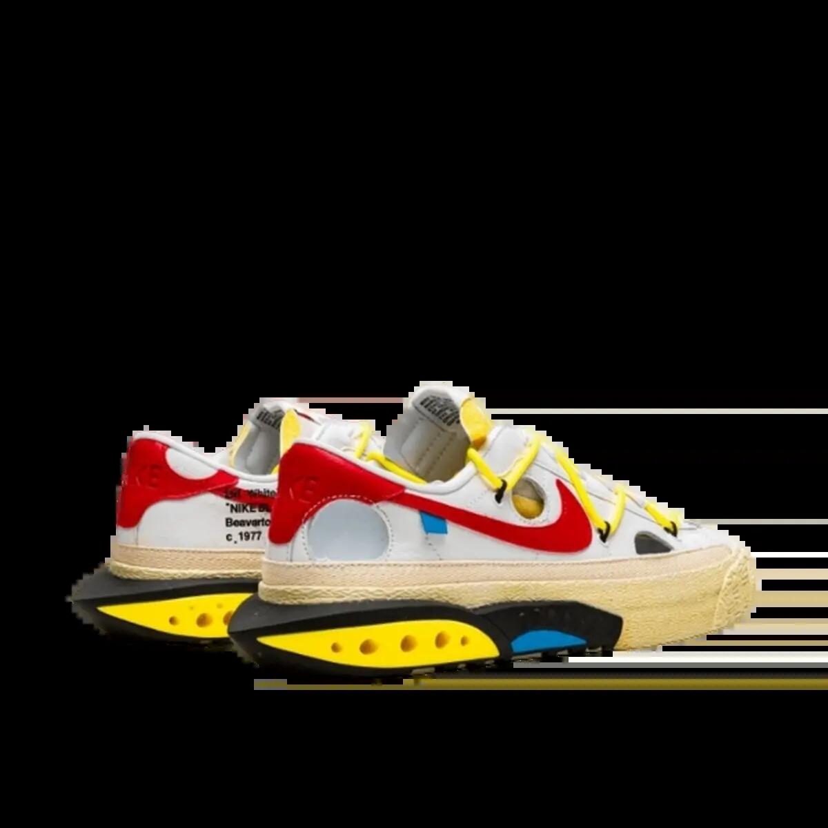 Chaussures  Blazer Low Off-White University Red 3/4