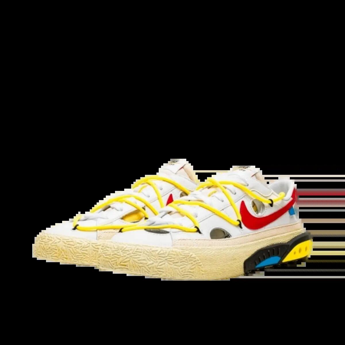 Chaussures  Blazer Low Off-White University Red 2/4