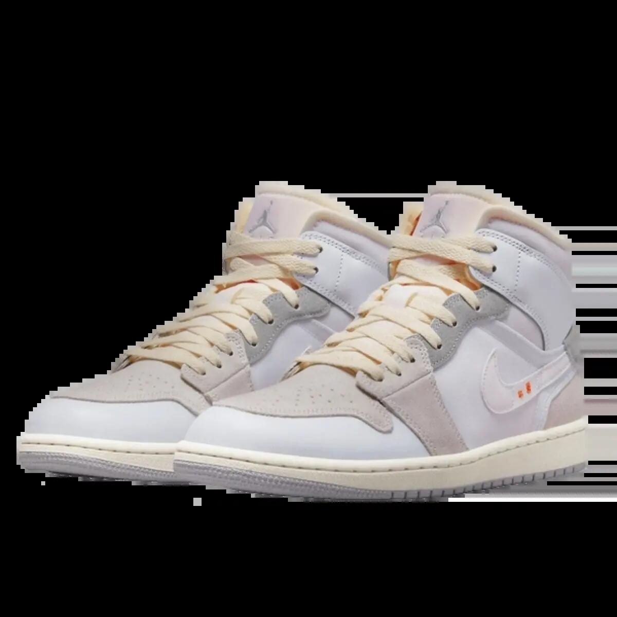 Scarpe  1 Mid SE Craft Inside Out White Grey 2/3