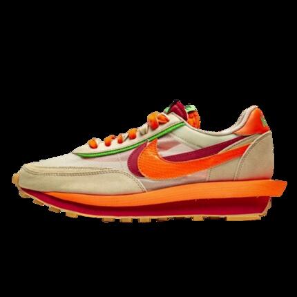 Zapatillas LD Waffle Sacai Clot Net Orange Blaze