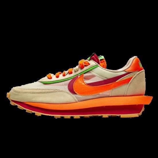 Zapatillas LD Waffle Sacai Clot Net Orange Blaze