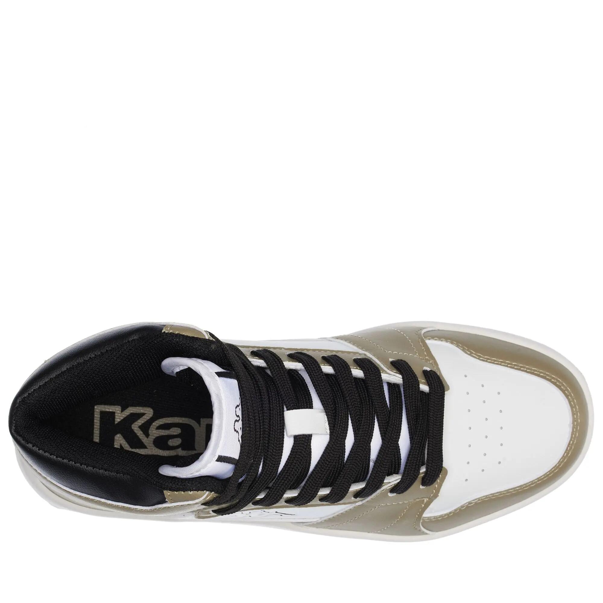 Sneakers alta da uomo donna in poliuretano beige da fitness 4/7