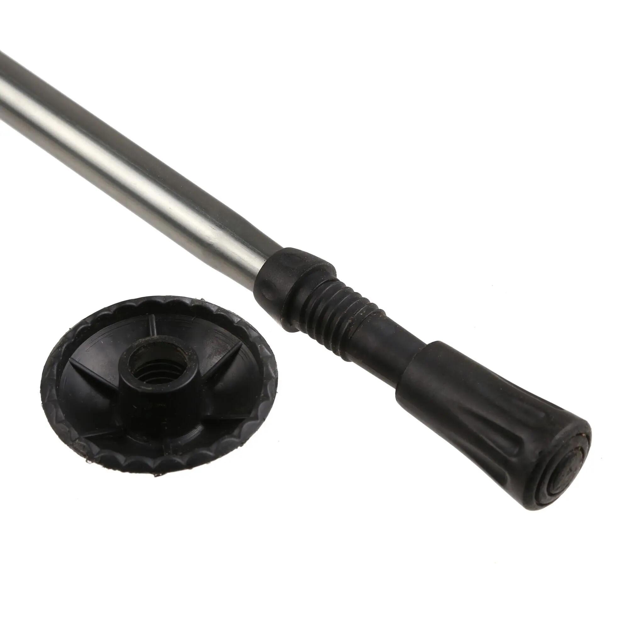 Unisex Volwassen Ultralite Lichtgewicht Wandelstok (Zwart) 6/6