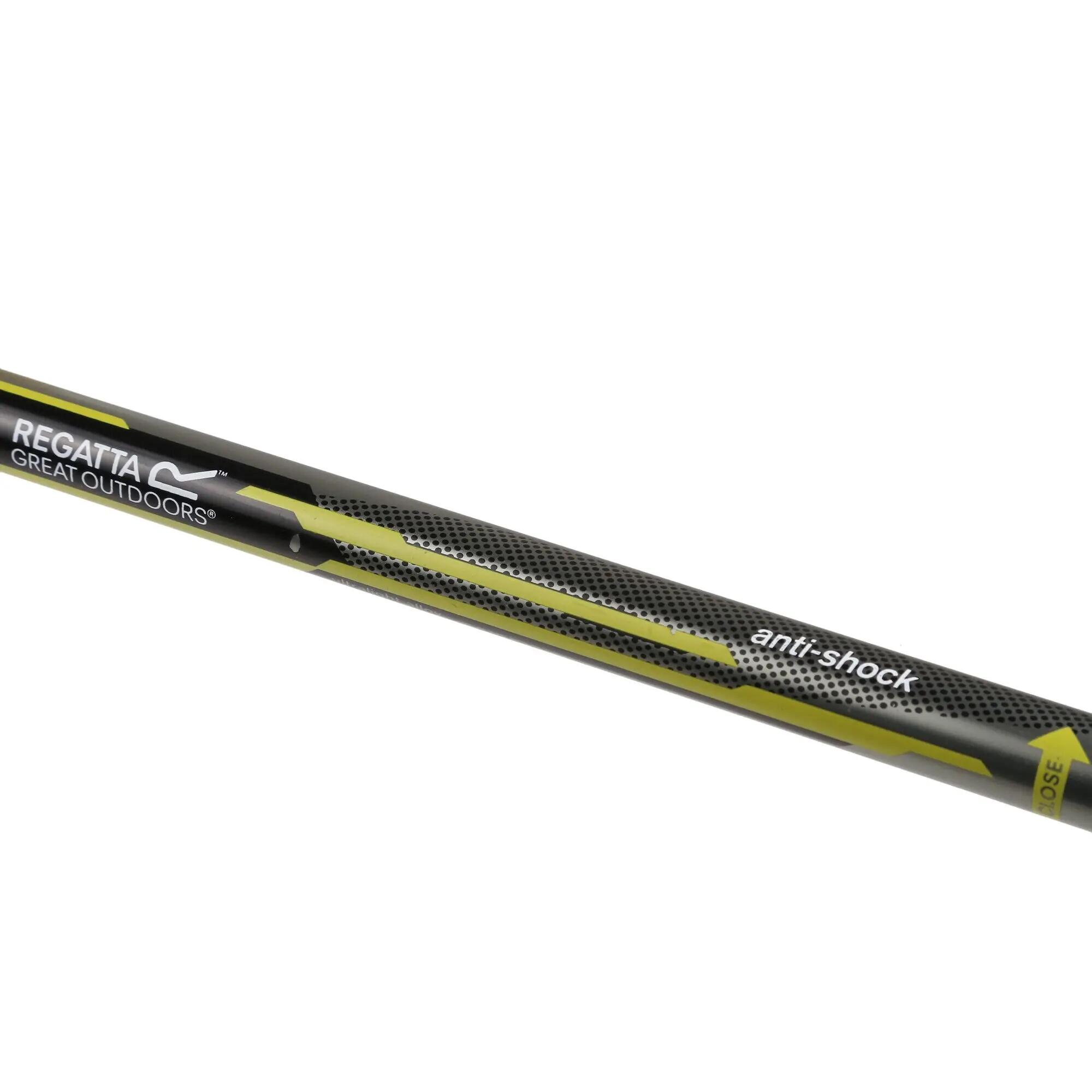 Unisex Volwassen Ultralite Lichtgewicht Wandelstok (Zwart) 4/6