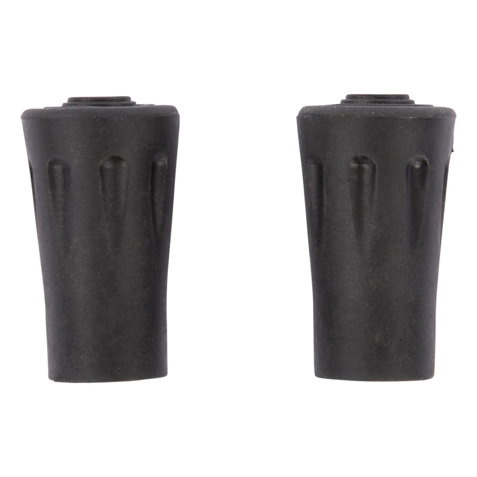 Spoke WanderstockSpitzen (2er Packung) Damen und Herren Schwarz 3/4