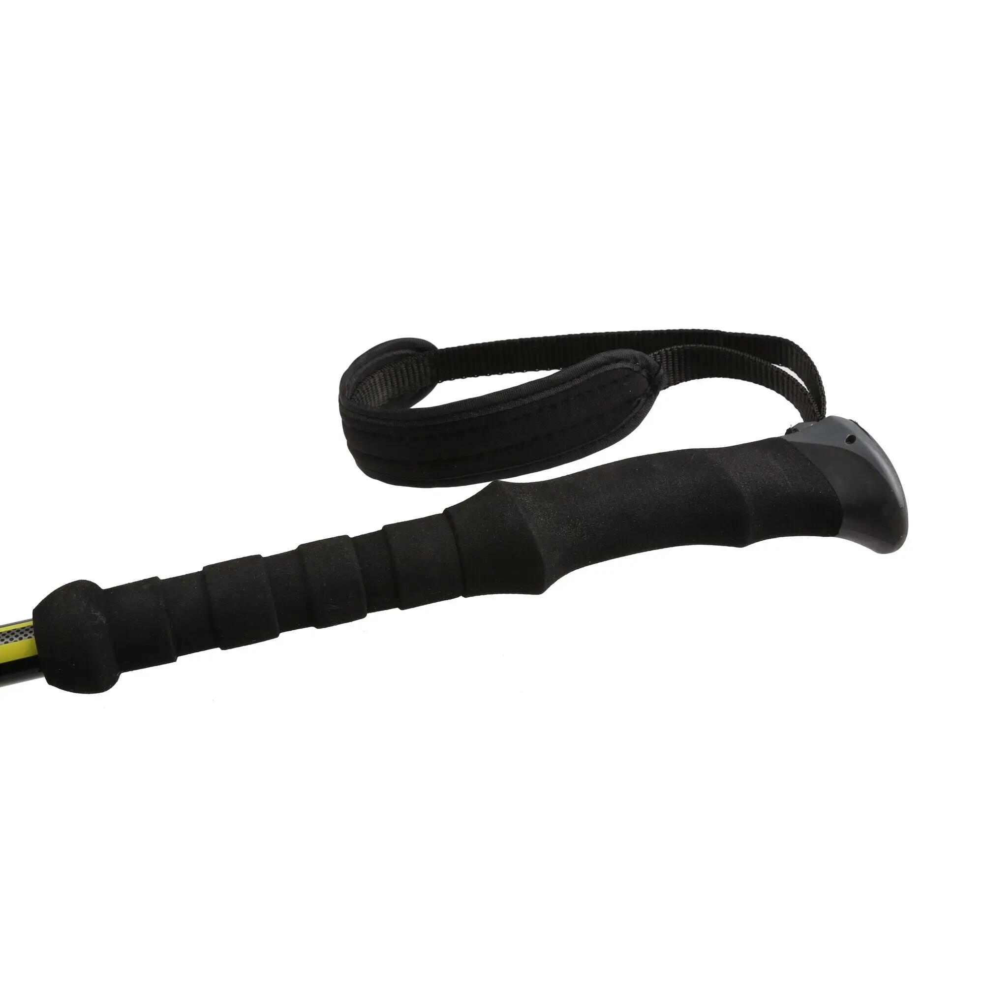 Unisex Volwassen Ultralite Lichtgewicht Wandelstok (Zwart) 3/6