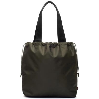 Borsa da donna da donna in poliestere verde da lifestyle