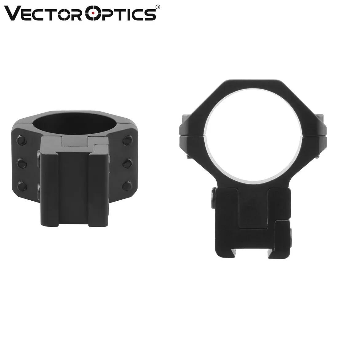 Montagens Vector Optics X-Accu 2Pcs 30mm 9-11mm Dovetail Elevação Ajus 3/4