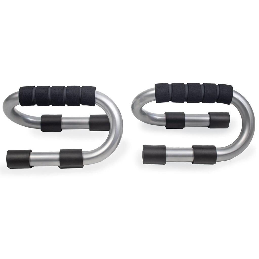 Push Up Bars (Black/Silver)