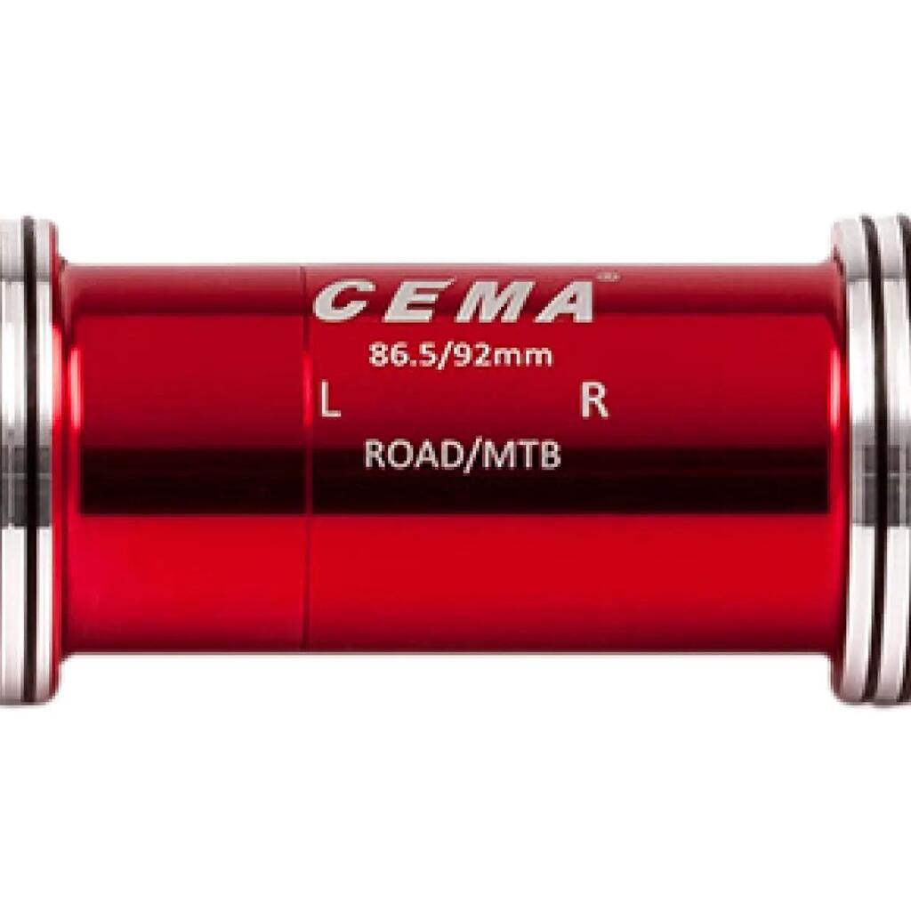 CEMA BB86-BB92 Brackets for SRAM GXP - Ceramic and Red