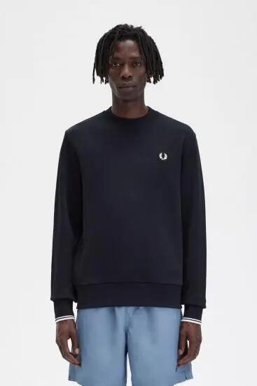 Sudaderas jerseys polares para Hombre Fred perry  Negro 5/5