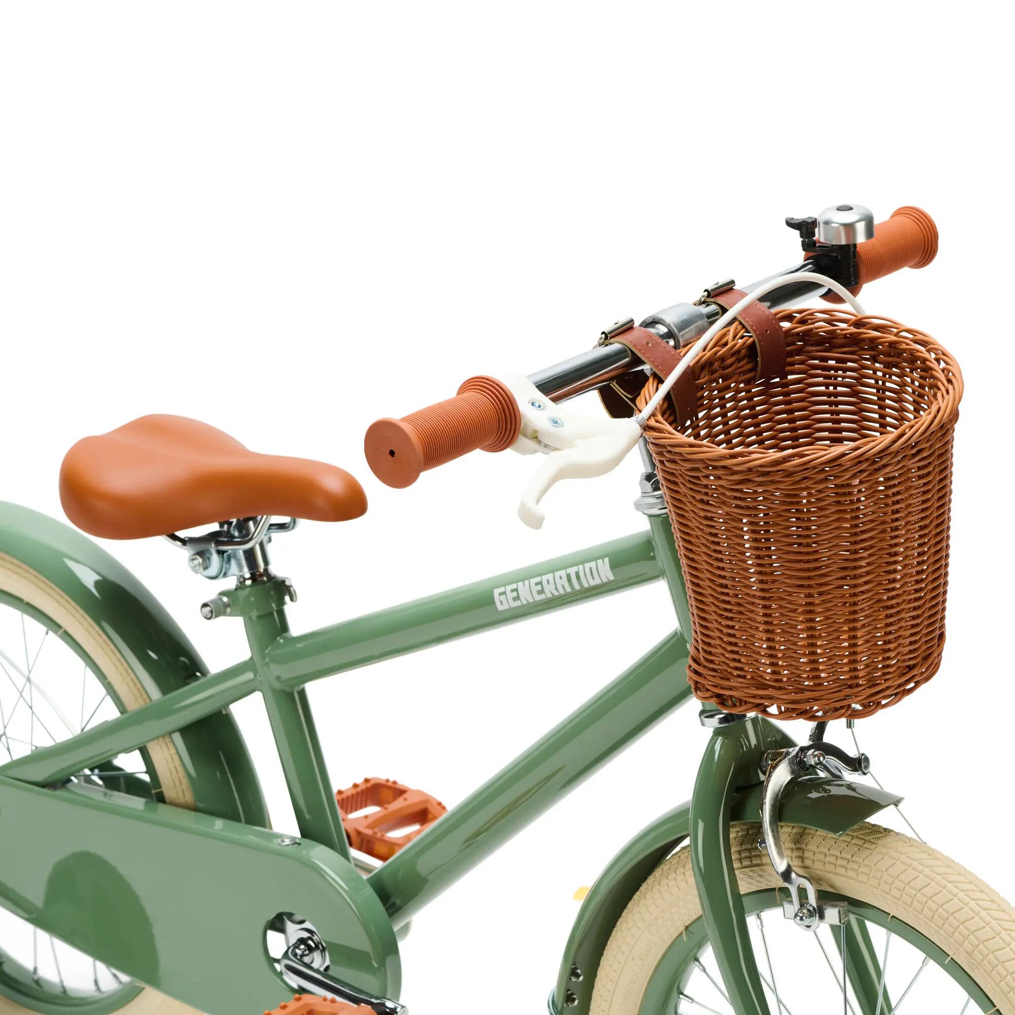 Generation Retro 16 pouces Vert – Vélo Enfant avec Panier 5/5