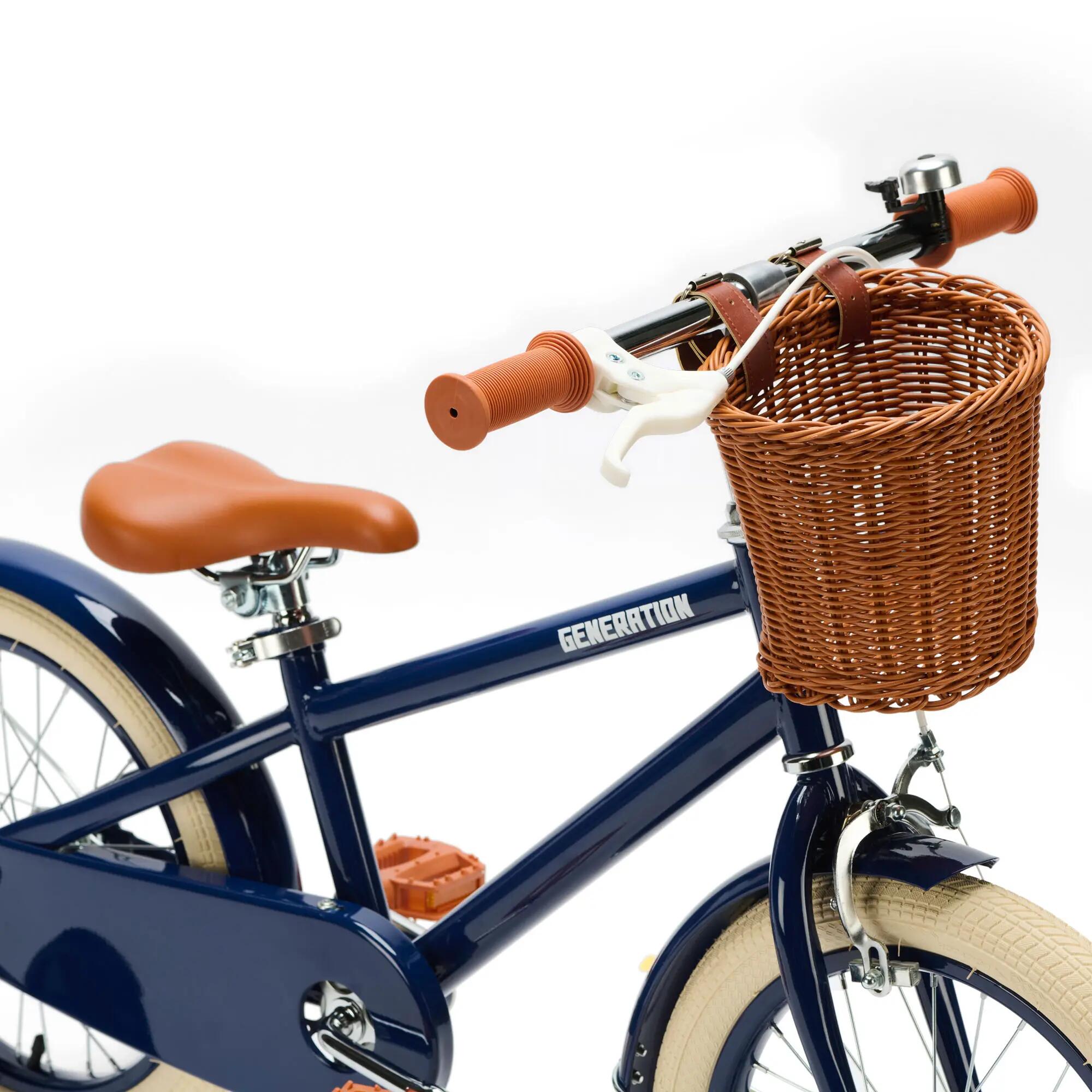 Generation Retro 16 inch Donkerblauw – Kinderfiets met Mandje 5/5