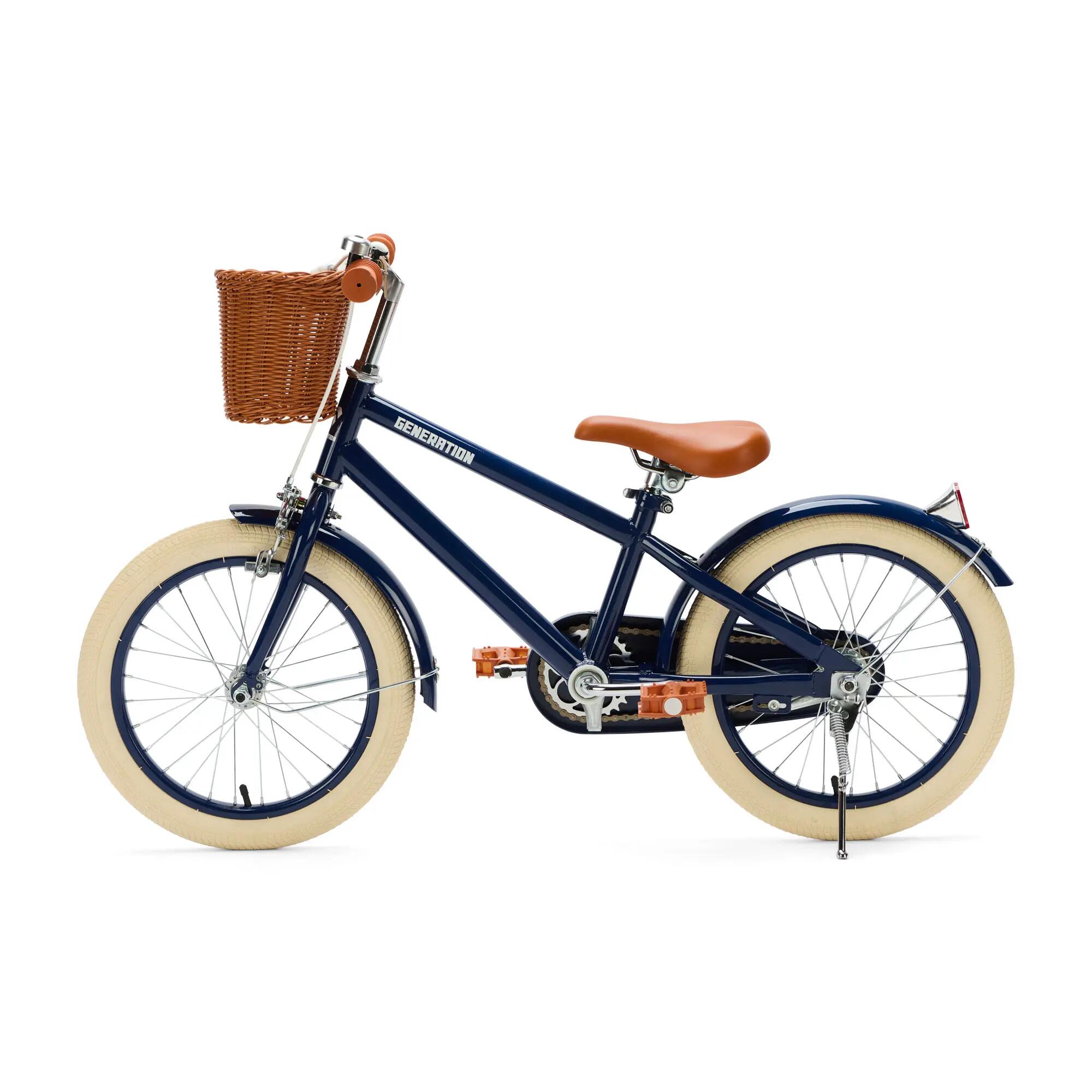 Generation Retro 16 inch Donkerblauw – Kinderfiets met Mandje 4/5