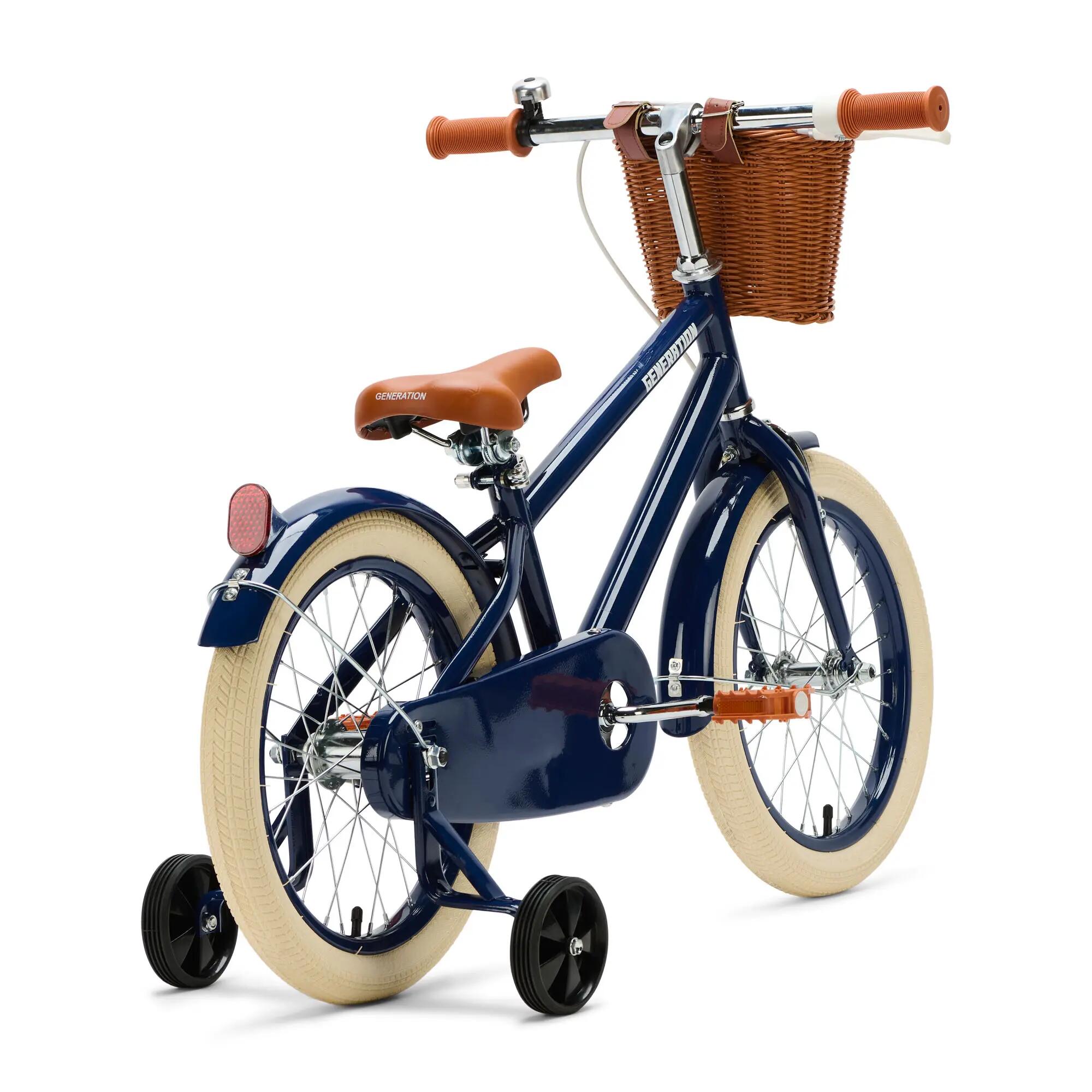 Generation Retro 16 inch Donkerblauw – Kinderfiets met Mandje 3/5
