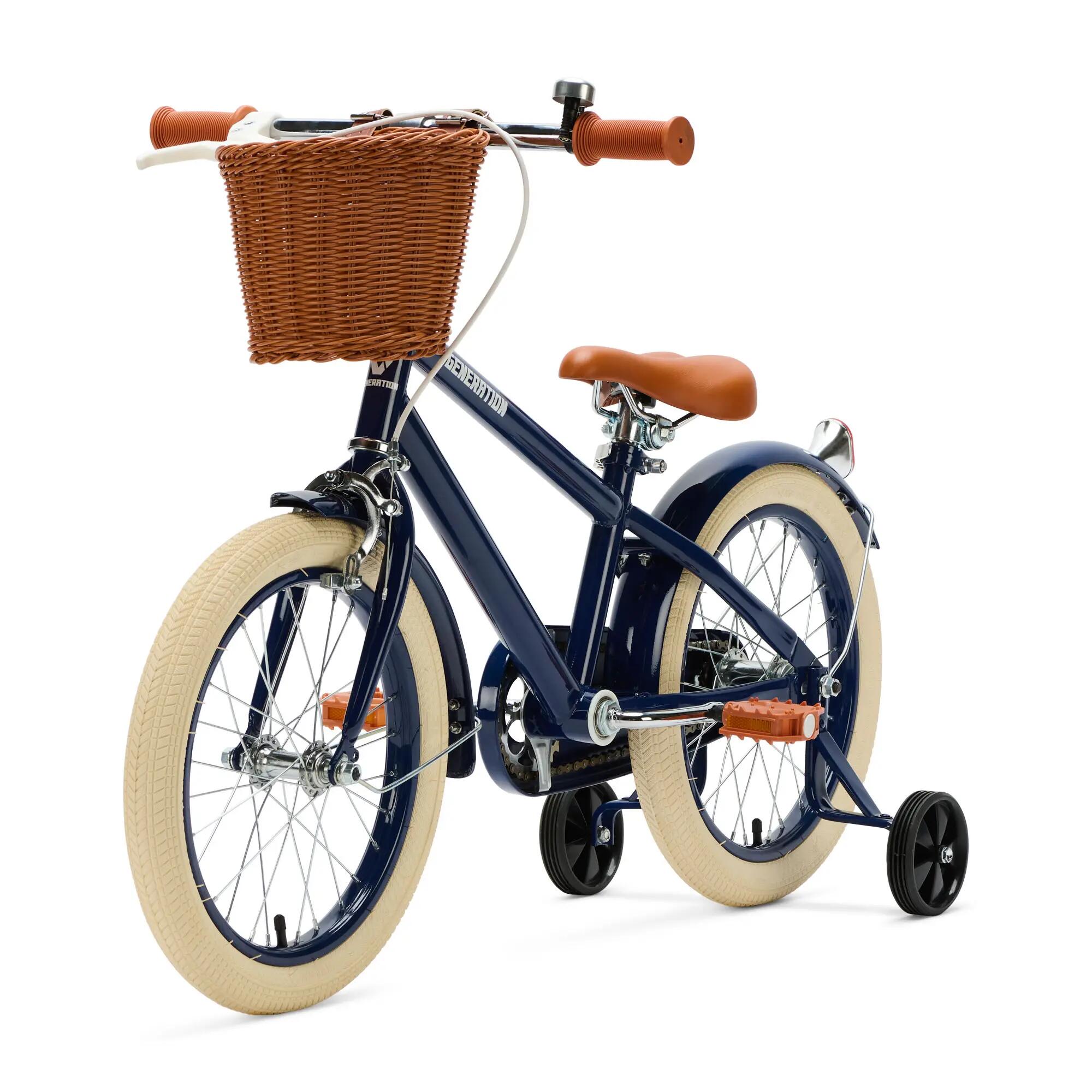 Generation Retro 16 inch Donkerblauw – Kinderfiets met Mandje 2/5