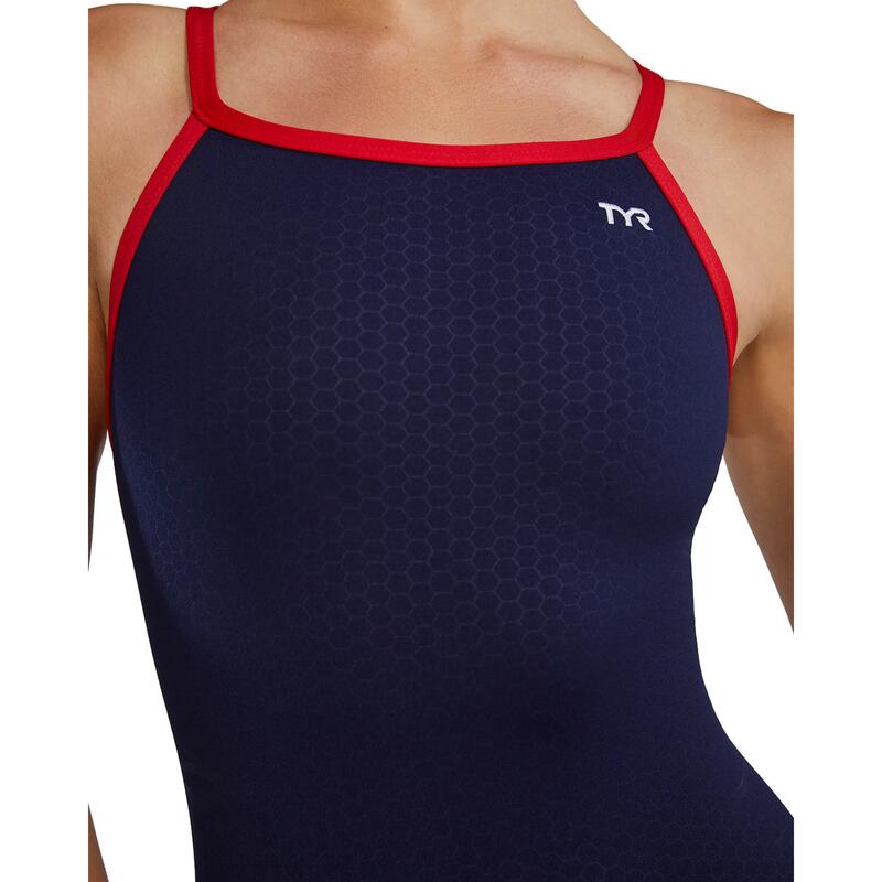 Durafast Elite® Diamondfit Kadın Yüzücü Mayo - Hexa
