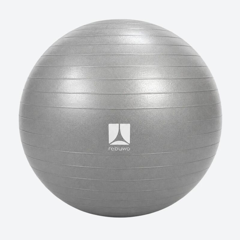 Rebuwo Pilates Topu 65 cm Gri