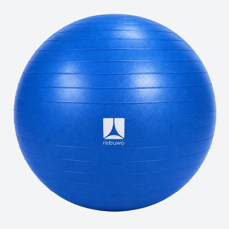 Rebuwo Pilates Topu 65 cm Mavi
