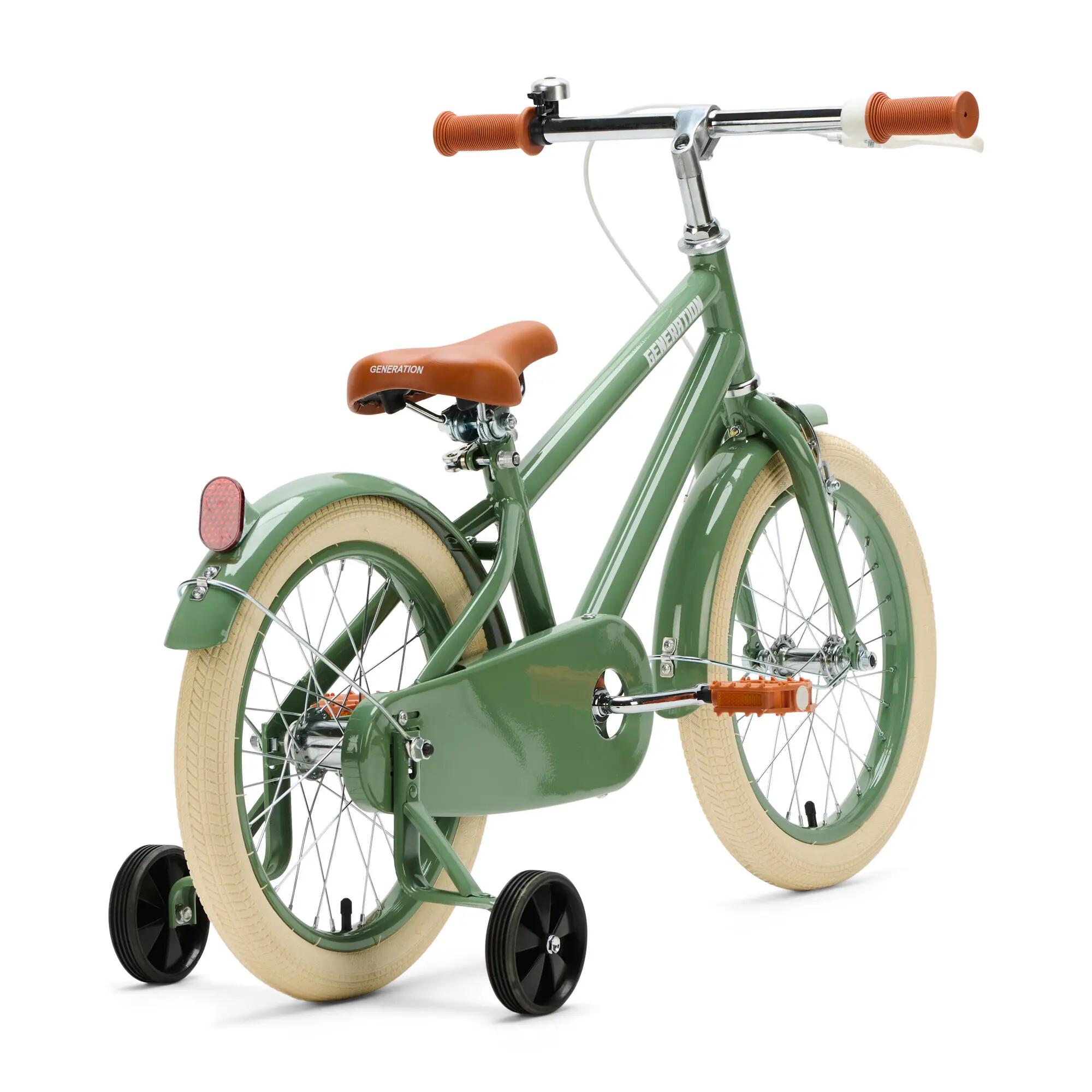 Generation Retro 16 pouces Vert – Vélo pour enfants 3/4
