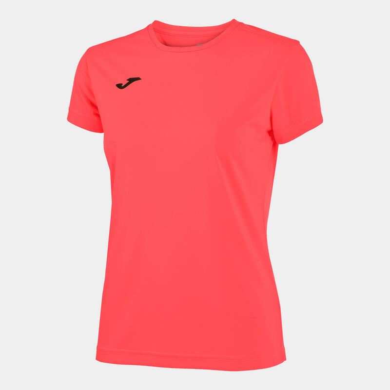 Camiseta Manga Corta Fitness Mujer Joma Combi Woman Coral Flúor