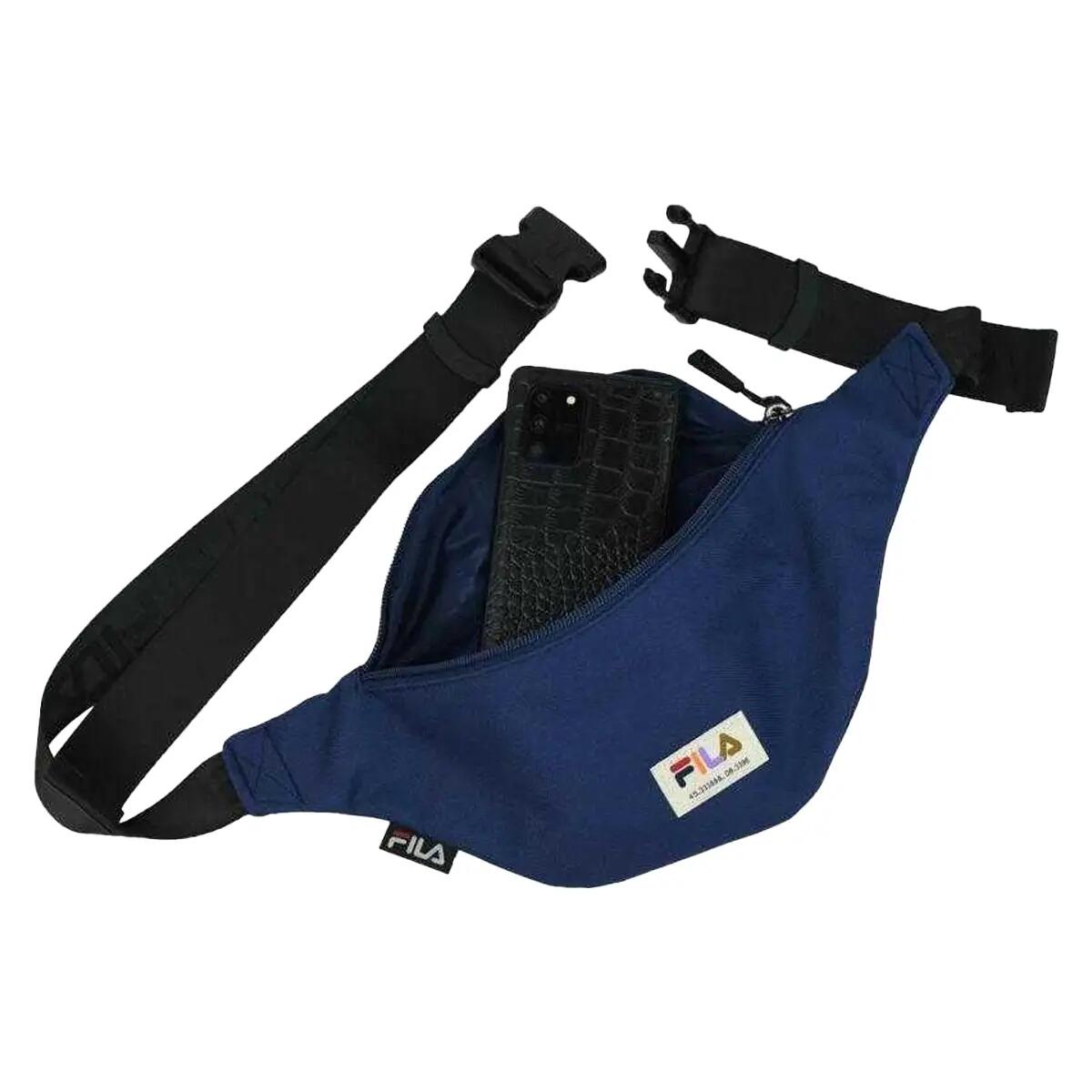 Sac Banane Motif/style Badge BALTIMORA (Bleu Marine) Taille unique 2/3