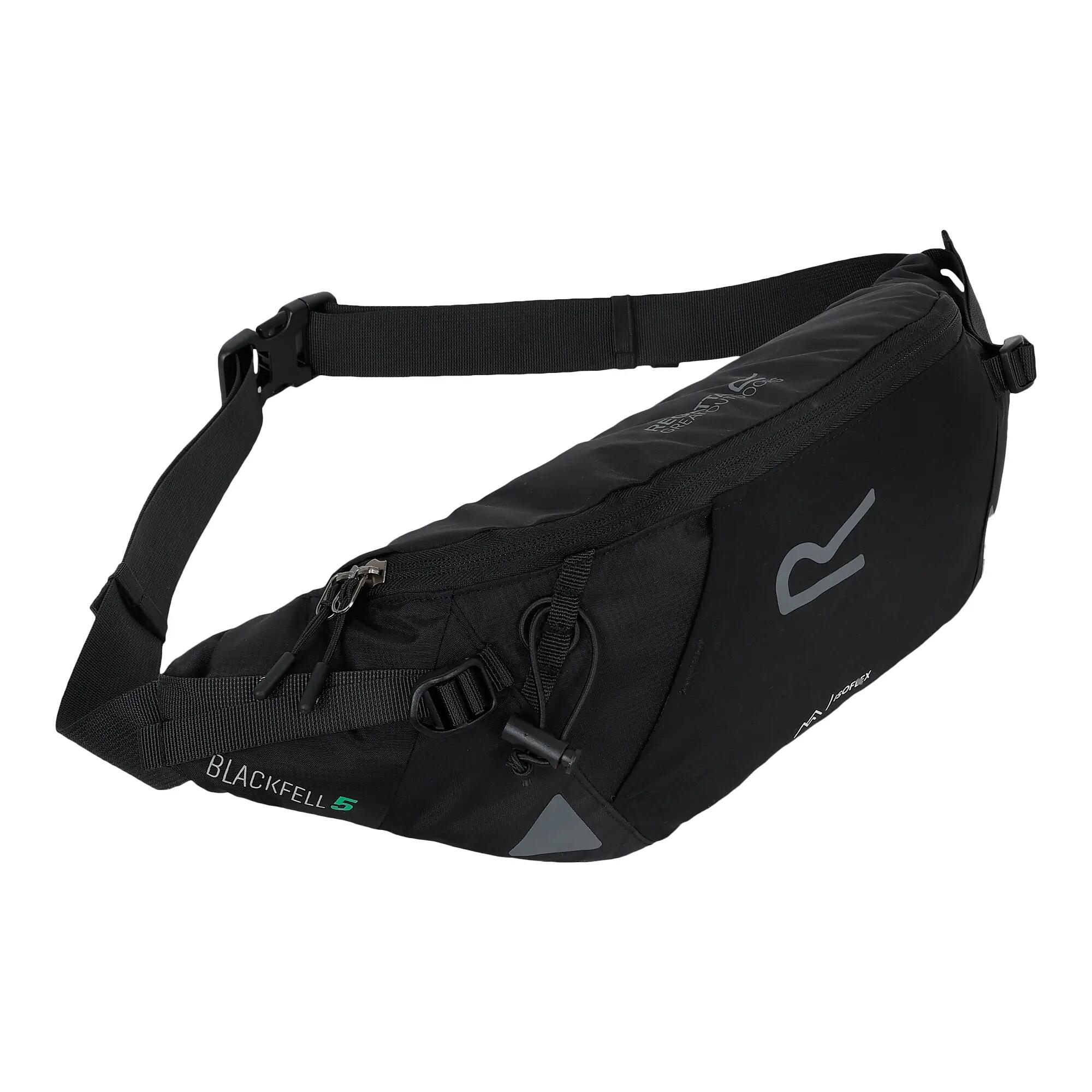 Riflettente 5L Marsupio Regatta Blackfell 4 Nero Taglia Unica 3/4