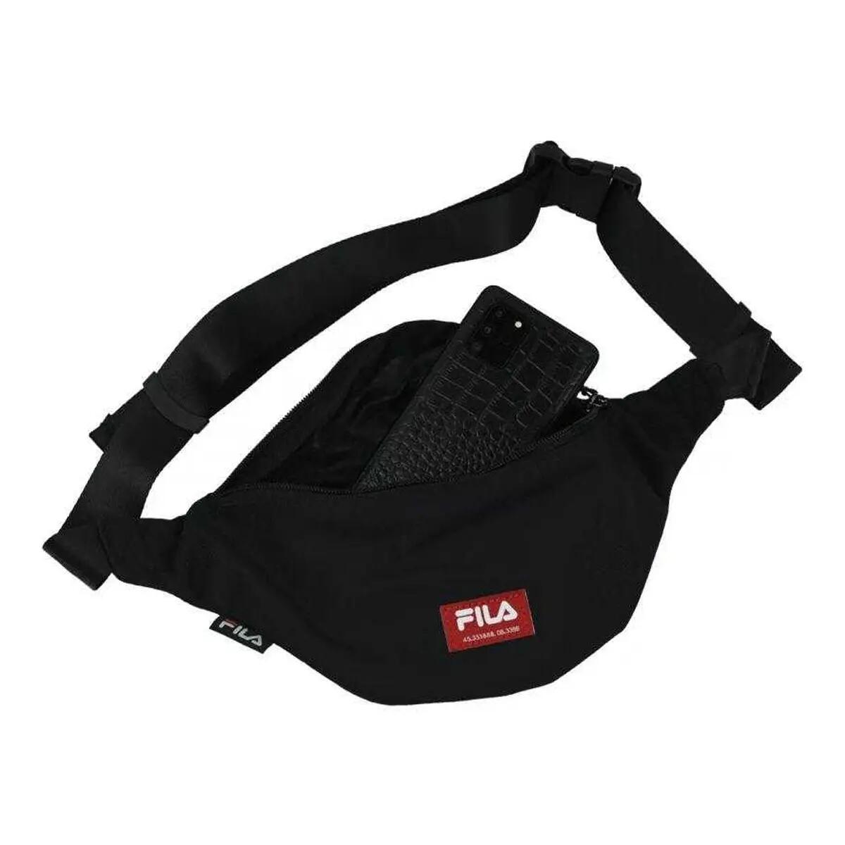 Sac Banane Motif/style Badge BALTIMORA (Noir) Taille unique 3/3