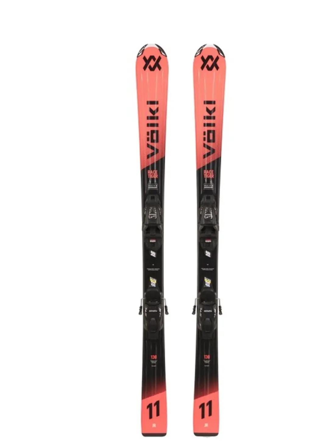 Ski-Set Racetiger Jr Red + Bindung 4.5 Vmot Jr 70-90 Jungen 2/2