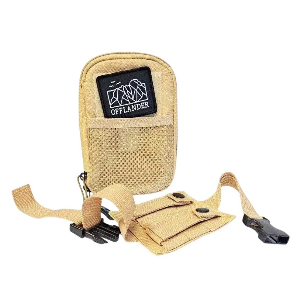 Bolsa de herramientas Molle Beige, Verde 4/4