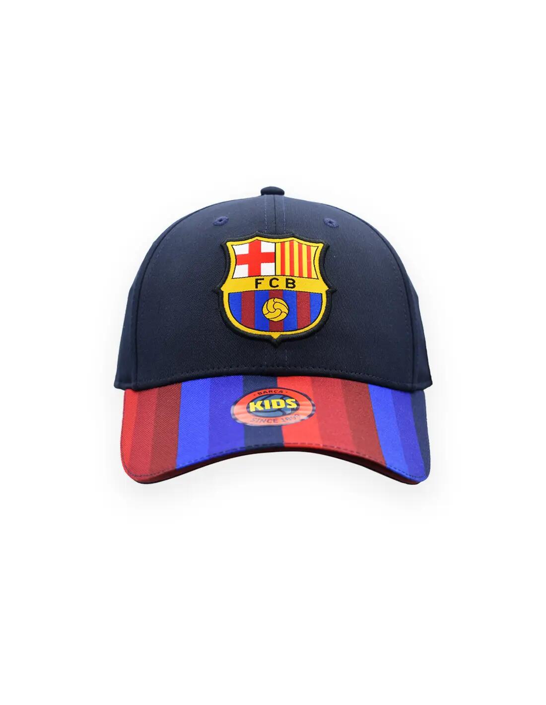 Gorra FC Barcelona Niño Visera Blaugrana 2/6