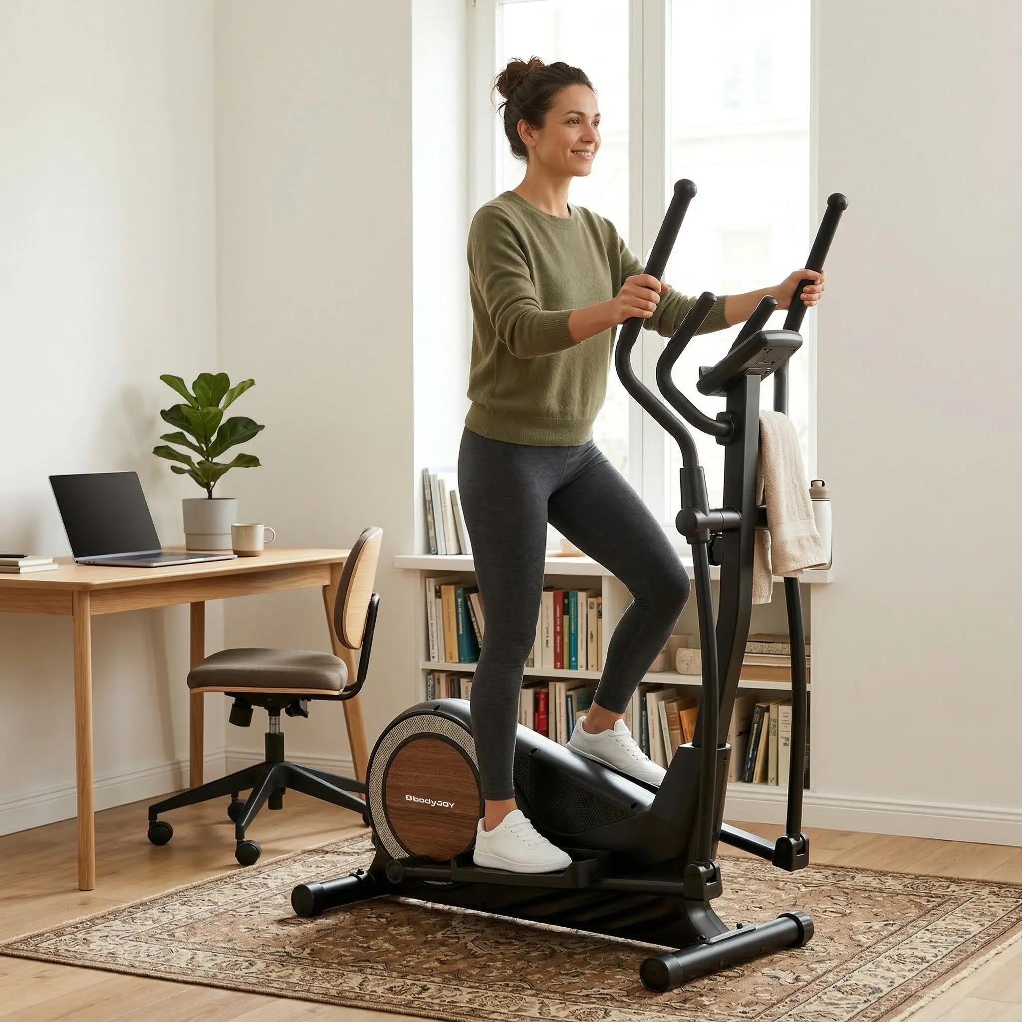 Ellittica BodyJoy CT11S-18 con volano posteriore e resistenza magnetica a 16 liv 3/4