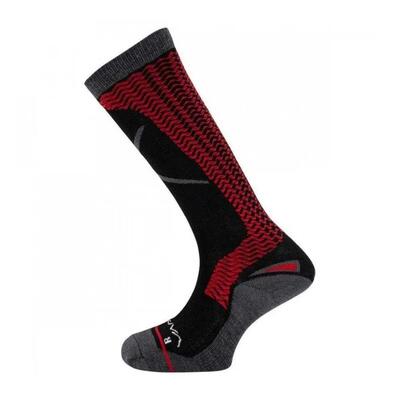 Volwassen uniseks pro vapor hockey sokken (zwart, rood)
