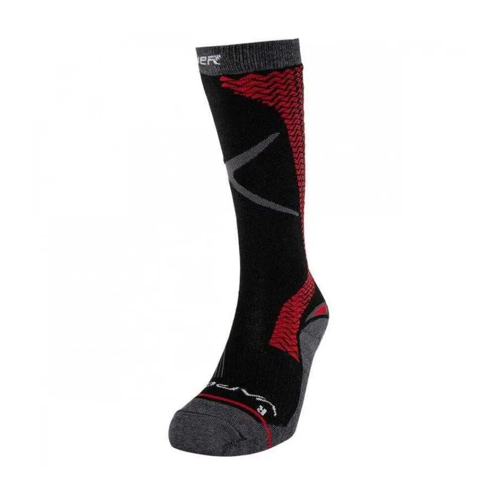 Volwassen uniseks Pro Vapor Hockey Sokken (Zwart, Rood) 3/3