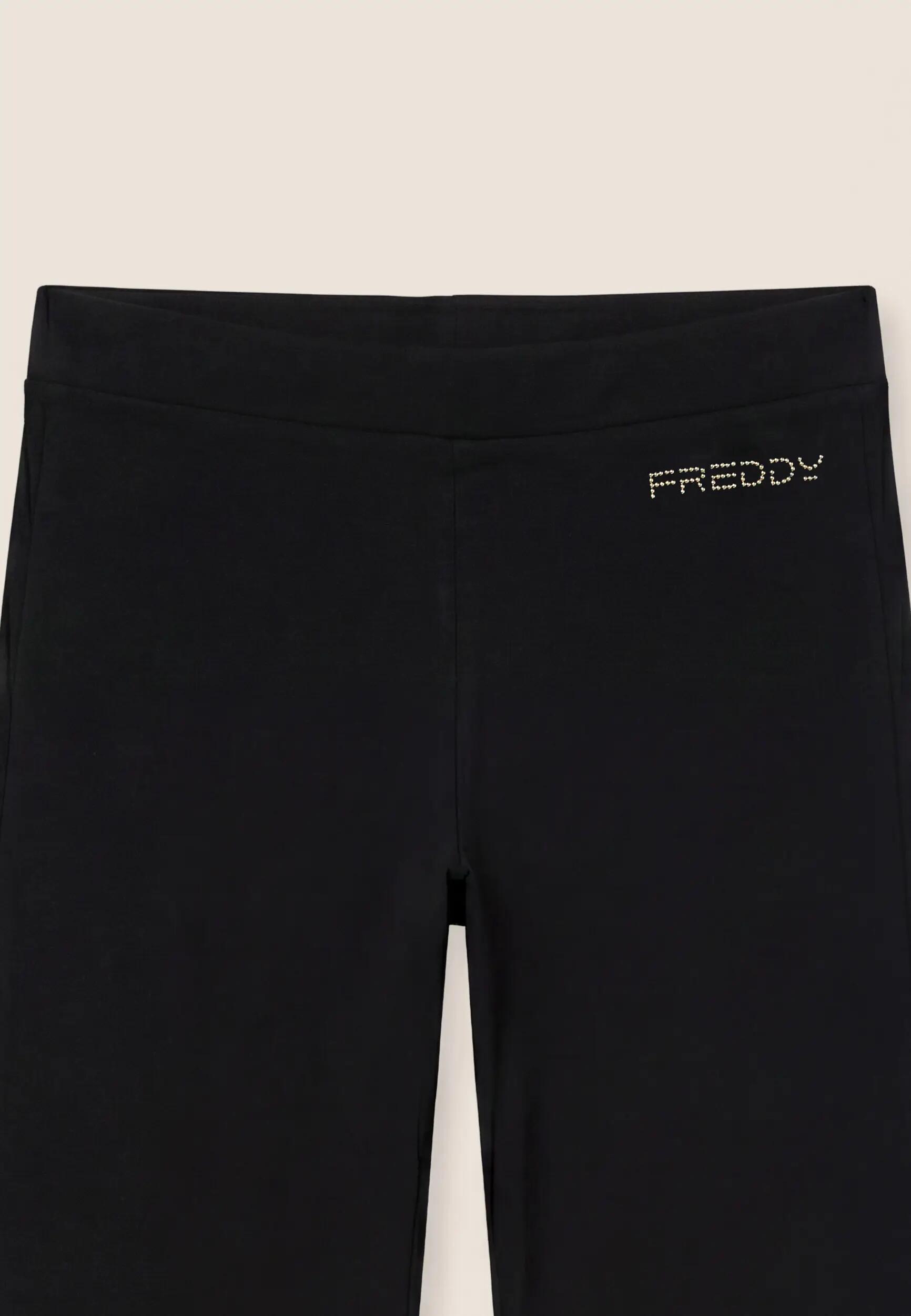 Pantaloni regular a gamba dritta con cuciture a cuore 3/3
