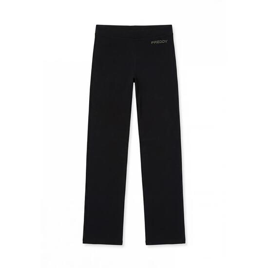 Pantalon coupe classique et droite avec coutures en forme de cœur