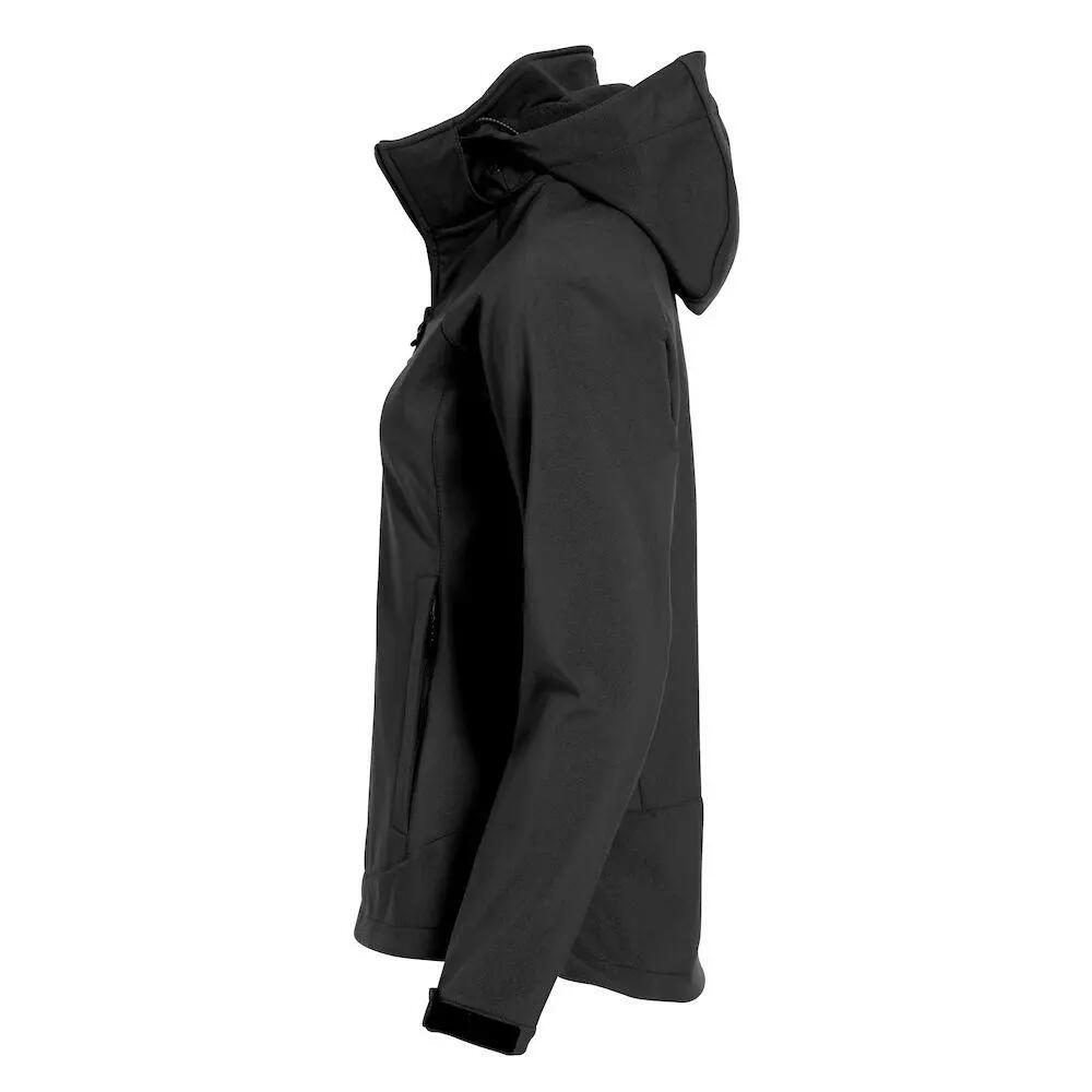 Dames Milford Soft Shell Jas (Zwart) 4/4