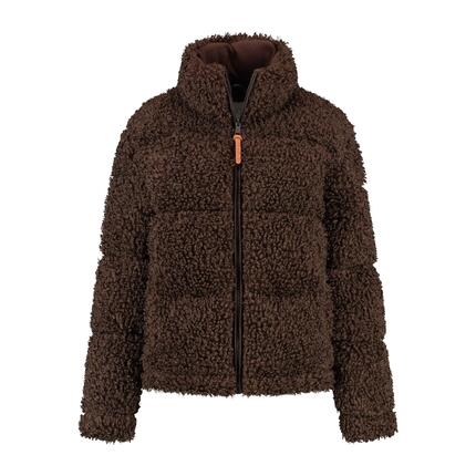 Bente Damen – Daunenjacke – Teddy – Dunkelbraun