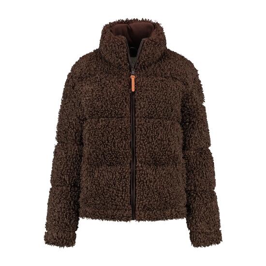 Bente Damen – Daunenjacke – Teddy – Dunkelbraun