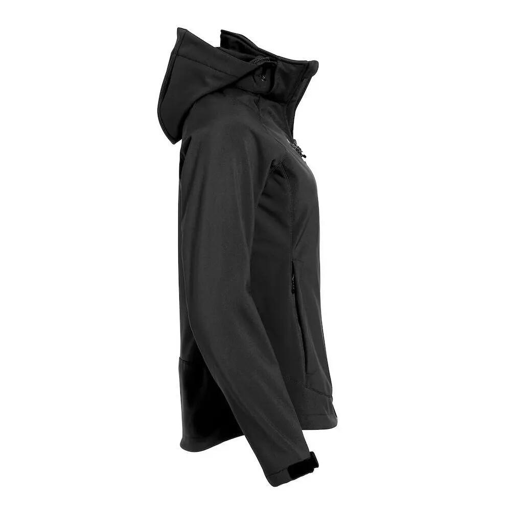 Dames Milford Soft Shell Jas (Zwart) 3/4