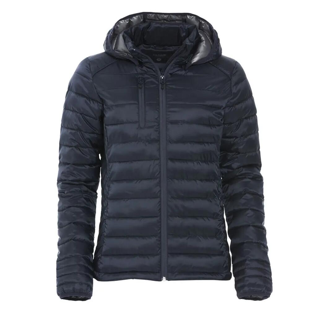 Womens/Ladies Hudson Hooded Jacket (Navy)