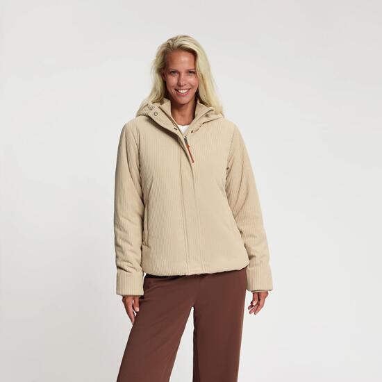 Steffy Damen – Winterjacke – Cord – Dunkelbraun