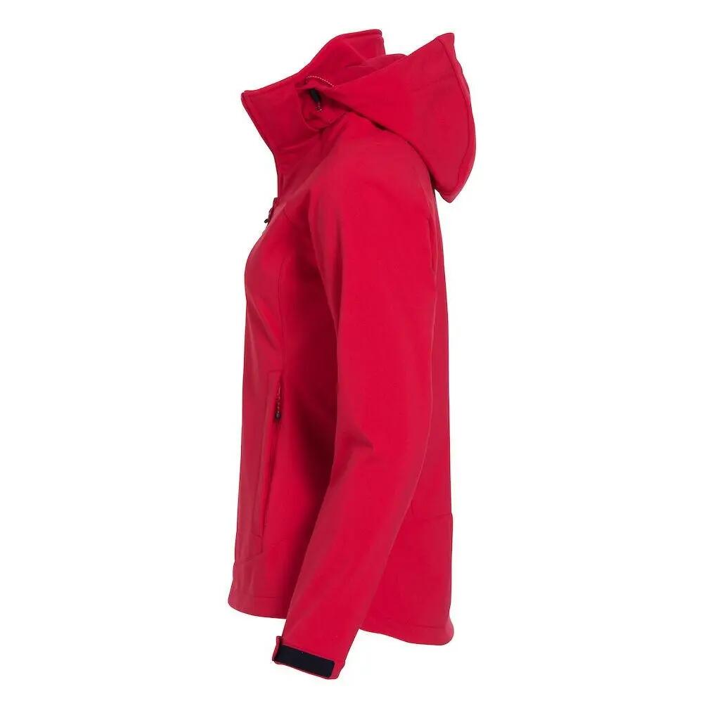 Dames Milford Soft Shell Jas (Rood) 4/4