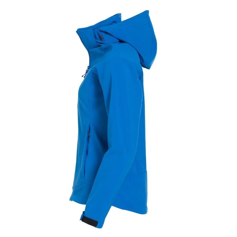 Dames Milford Soft Shell Jas (Blauw) 4/4