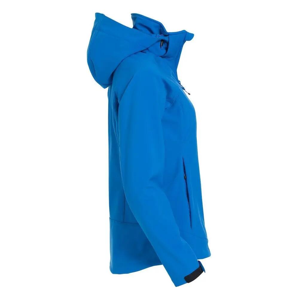 Dames Milford Soft Shell Jas (Blauw) 3/4